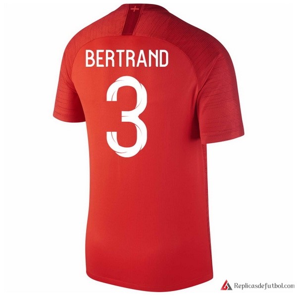 Camiseta Seleccion Inglaterra Segunda equipación Bertrand 2018 Rojo